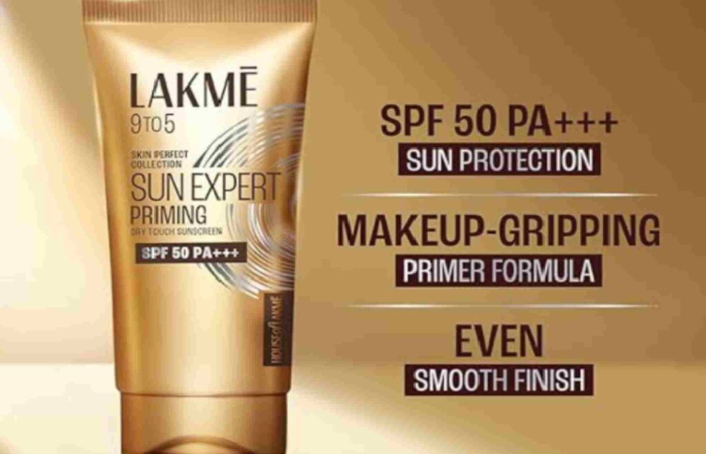 #1. Lakmē.com - Lakmē Sun Expert Primer + Sunscreen, SPF 50 PA+++ for UVA_B