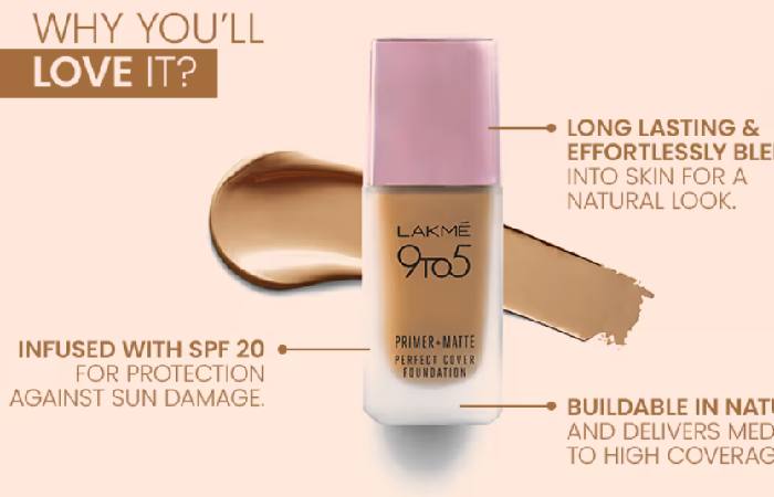 Lakmē 9 to 5 Primer + Matte Perfect Cover Foundation Mini  