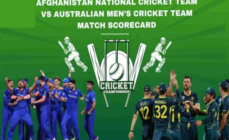 Afghanistan National Cricket Team Vs Australian Men’s Cricket Team Match Scorecard